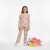 Love Girls Woven Rayon Button Pajama Set - Multicolor