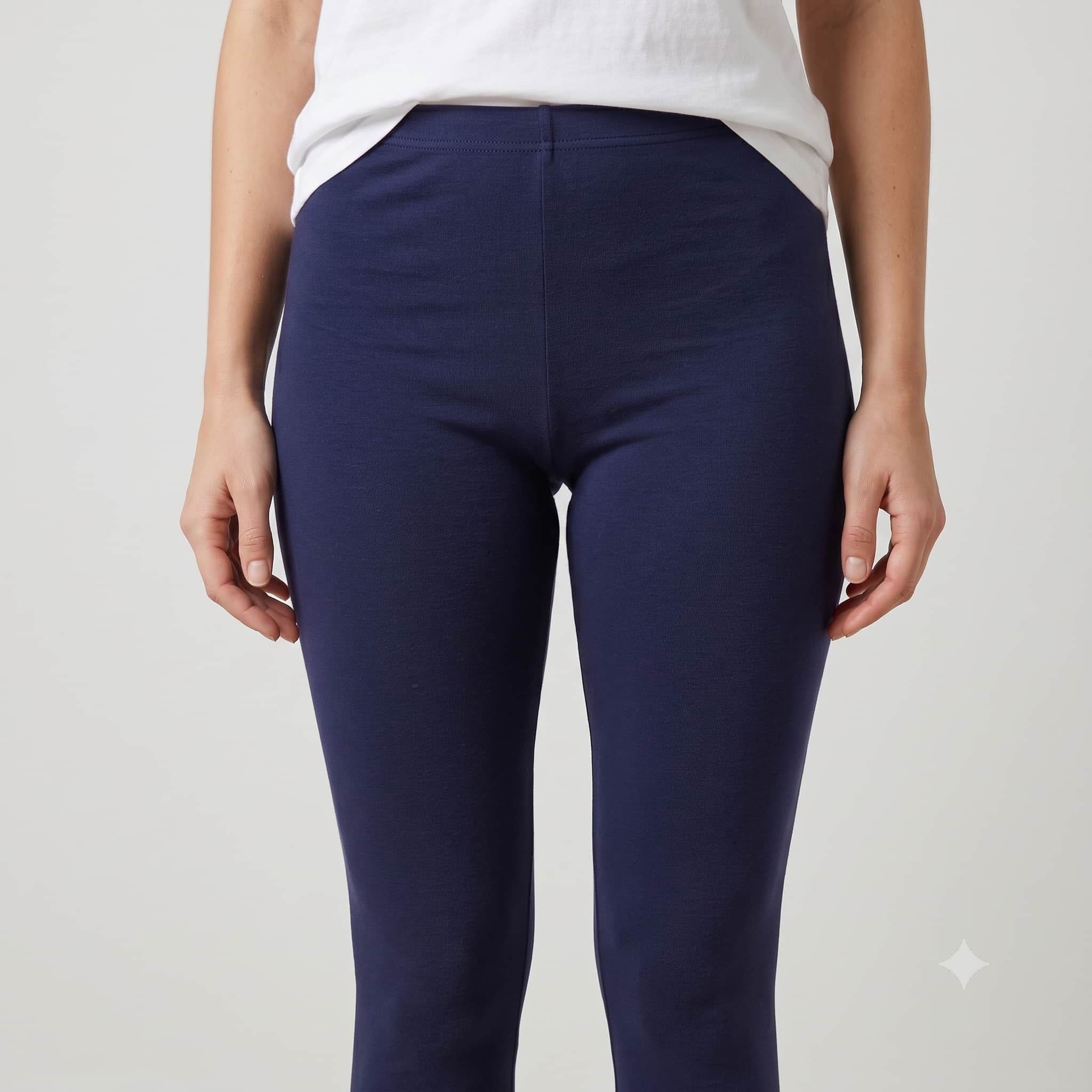 Royal Comfort Women Leggings - Navy Blue