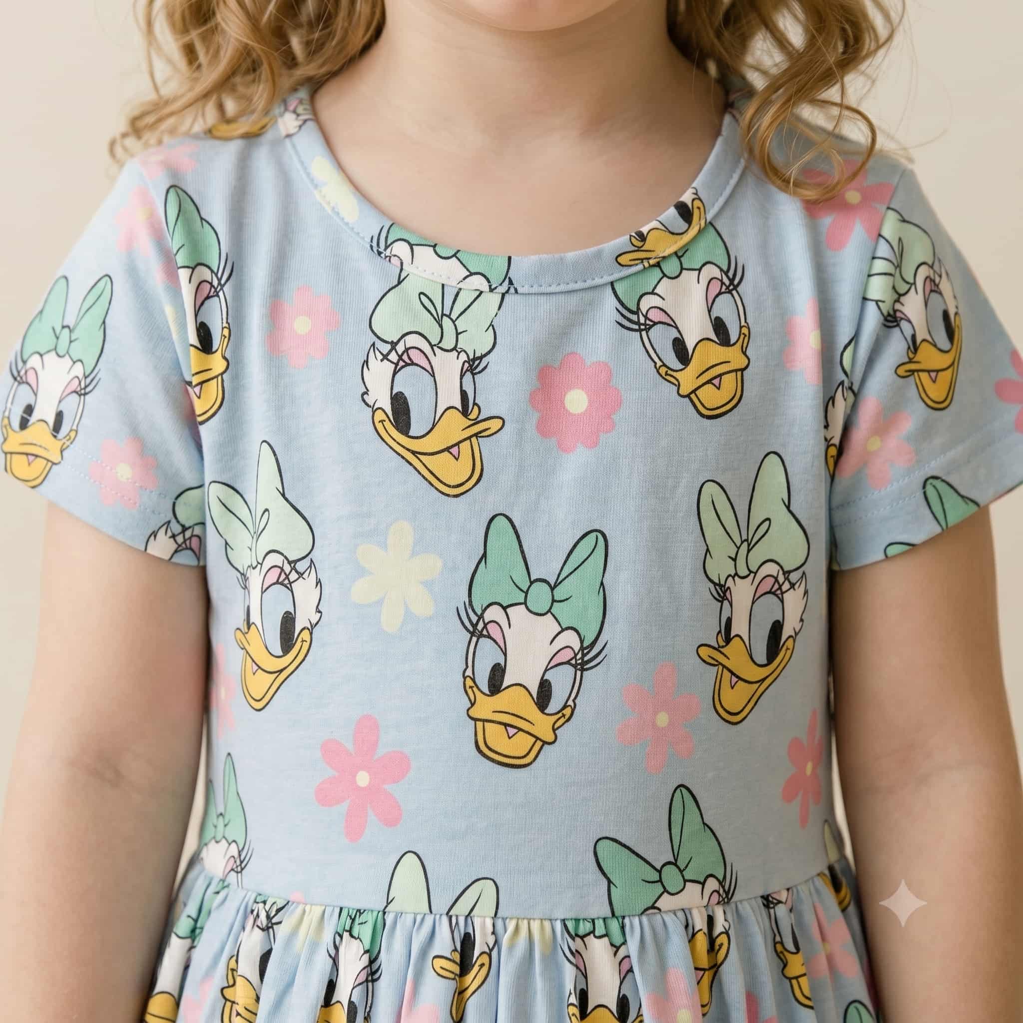 Daisy Duck Girls Frock - Blue