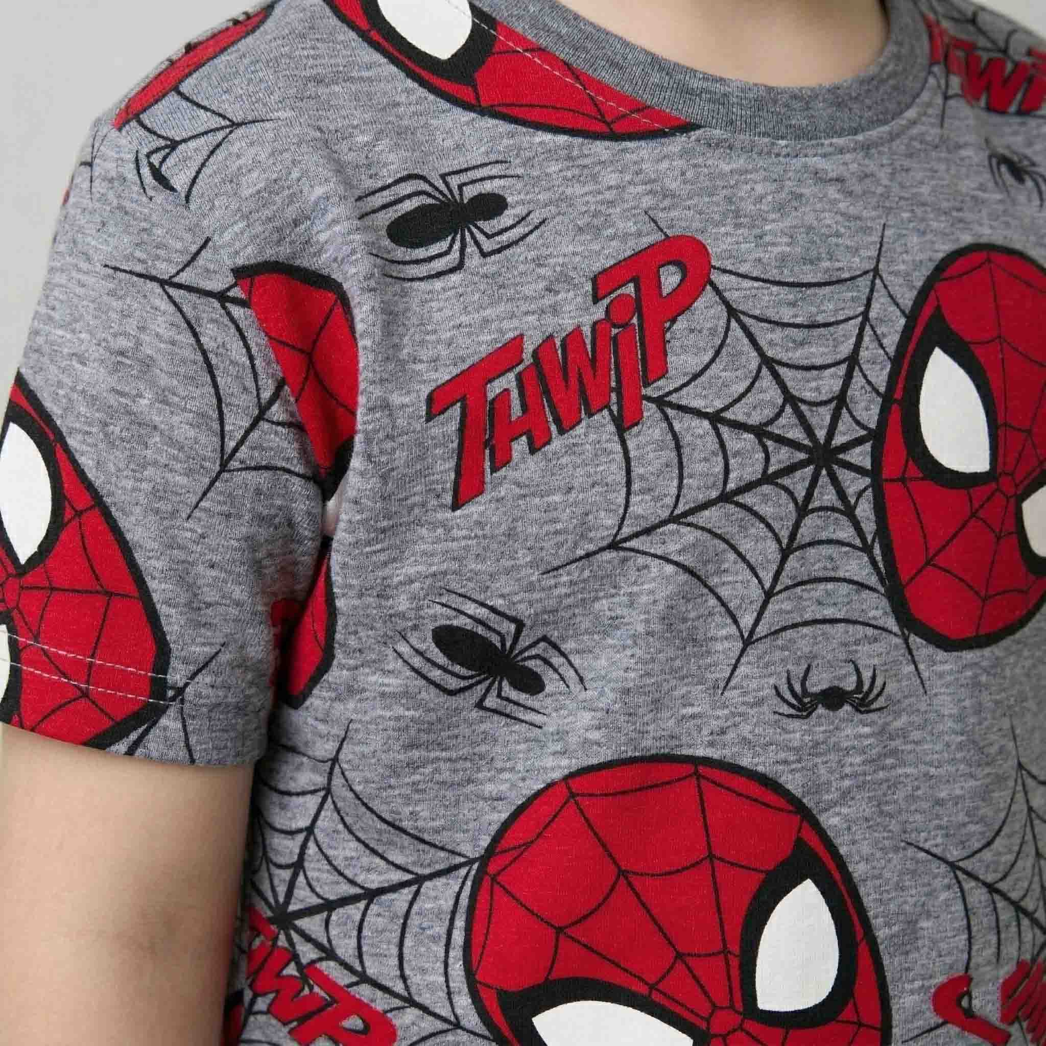 Spider-Man Boys' Short Set - Grey