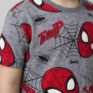 Spider-Man Boys' Short Set - Grey