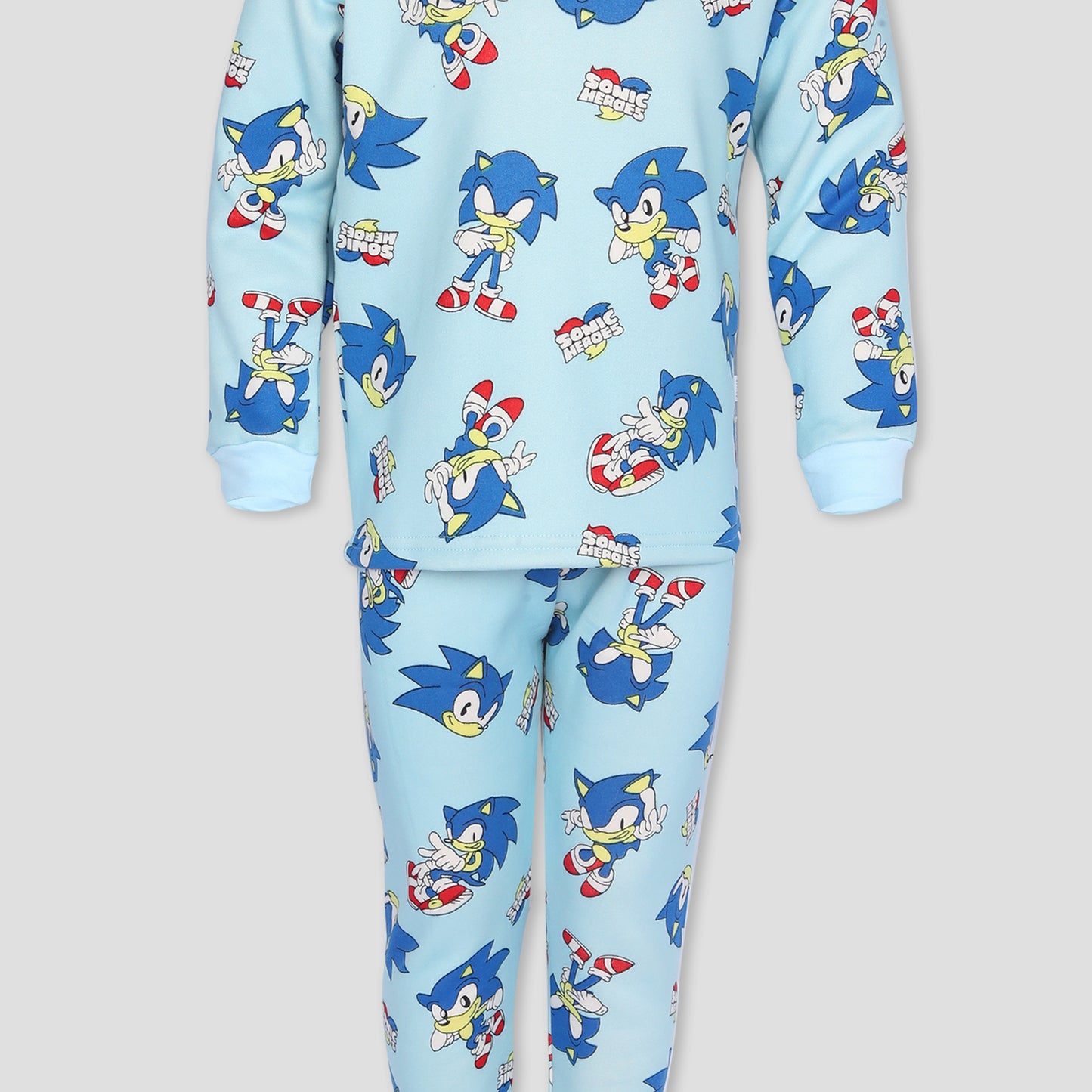 Sonic Boys Fleece Pajama Set - Blue