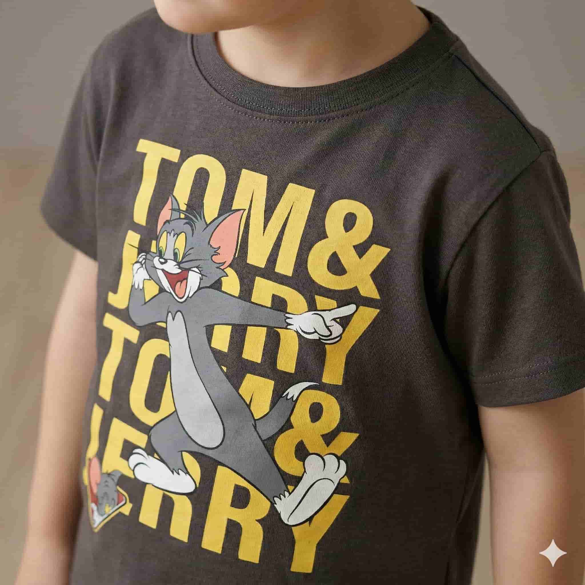 Tom & Jerry Boys Shorts Sets- Black