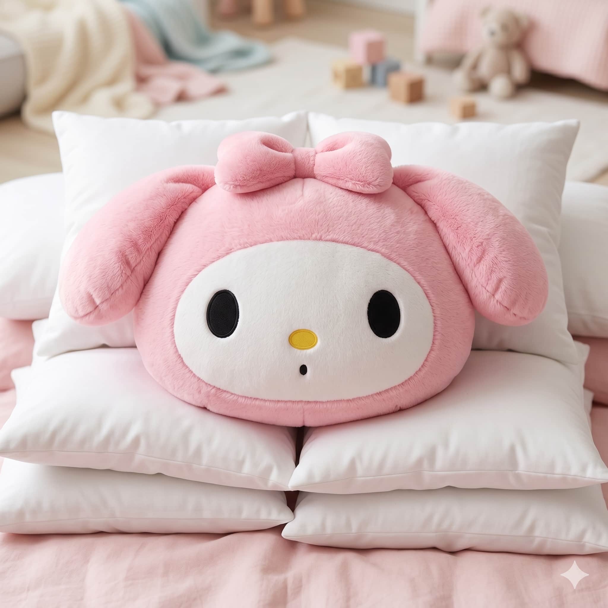 Melody Dreams Pillow - Pink