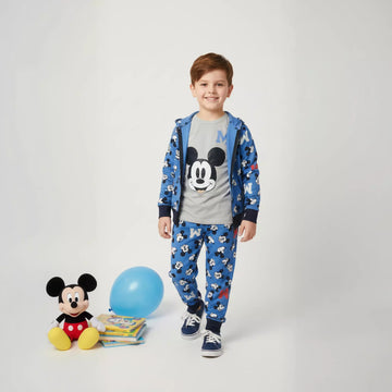 Mickey Boy 3pc Training Suit Set- Blue