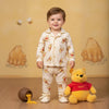 Pooh Baby Boy Button Pajama Set- Yellow