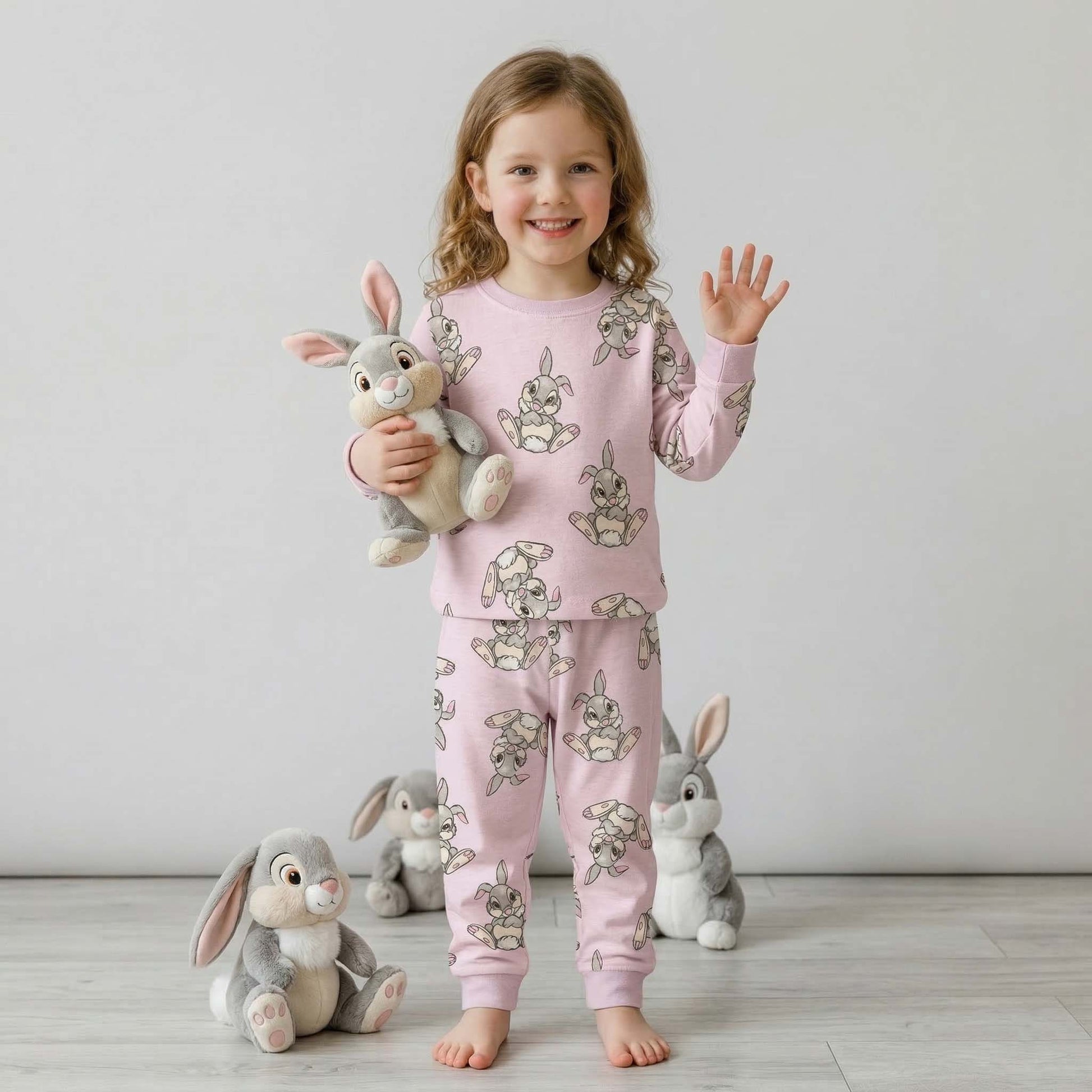 Thumber Girls Disney Pajama Set - Purple