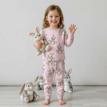 Thumber Girls Disney Pajama Set - Purple