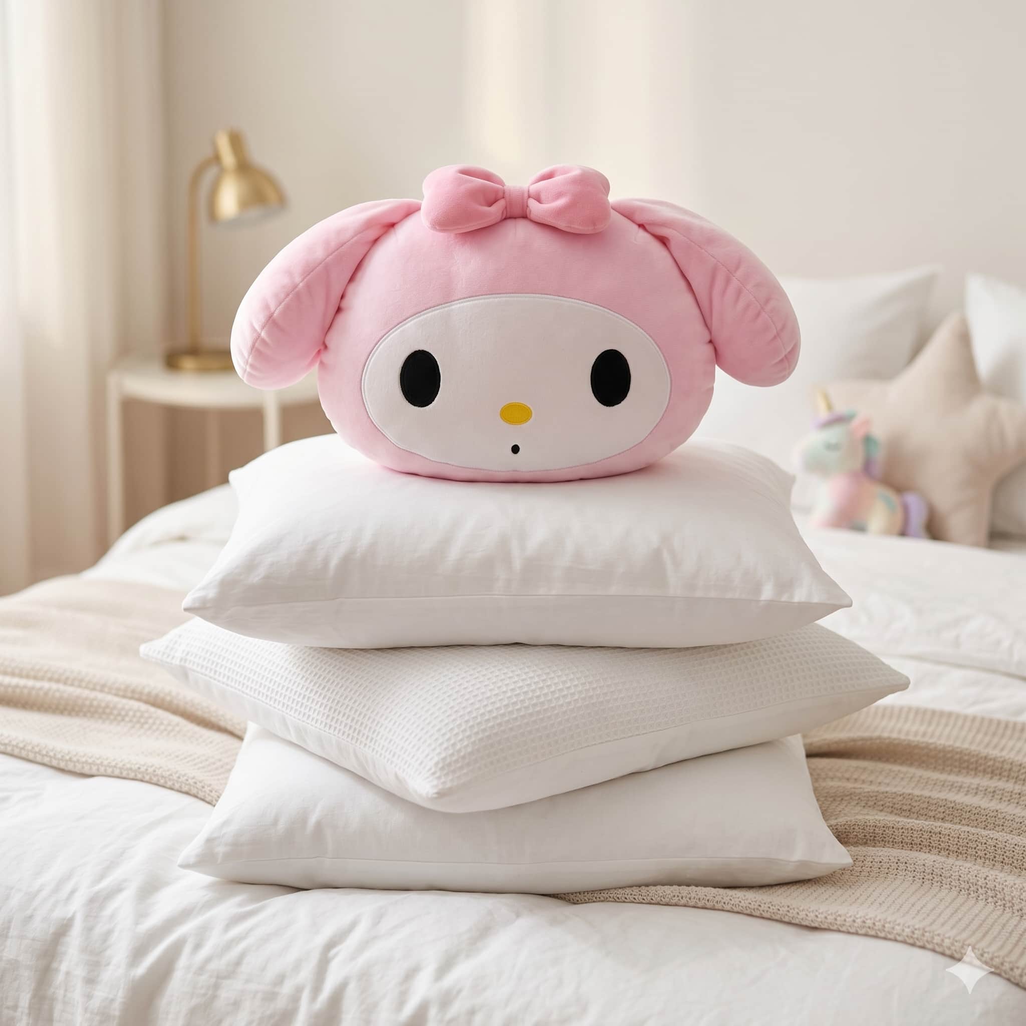Melody Dreams Pillow - Pink