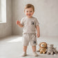 Pure Potential Baby boys Half sleeves Short set - Beigi