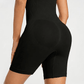 High Waist Tummy Flatter Women Shapewear Panty- Black