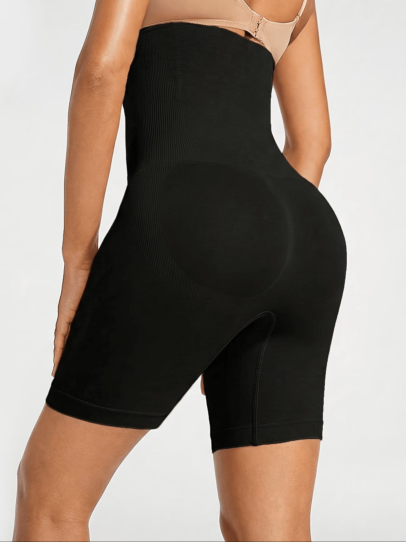 High Waist Tummy Flatter Women Shapewear Panty- Black