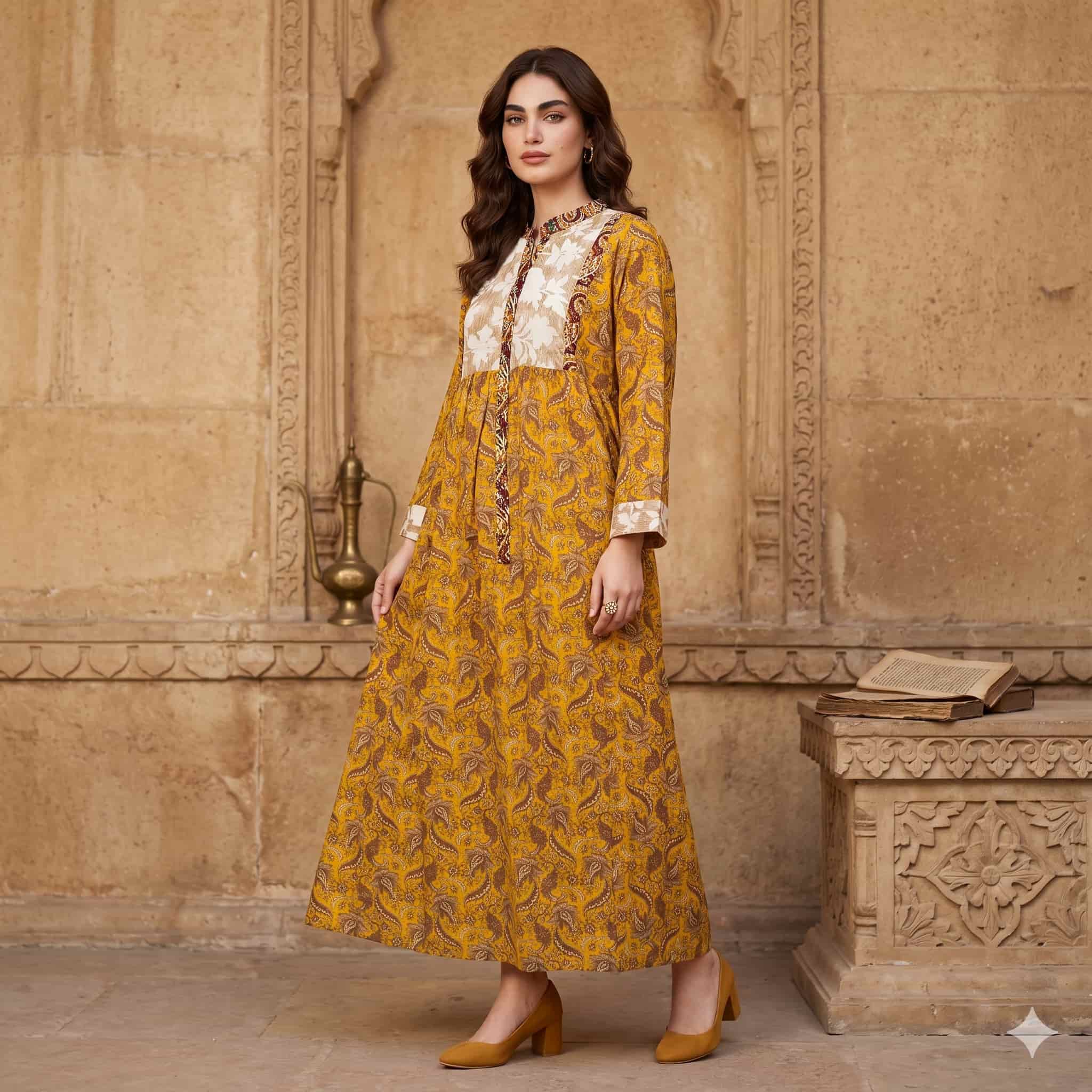 عطر أمبر فيوجن وومن دارا - خردلي