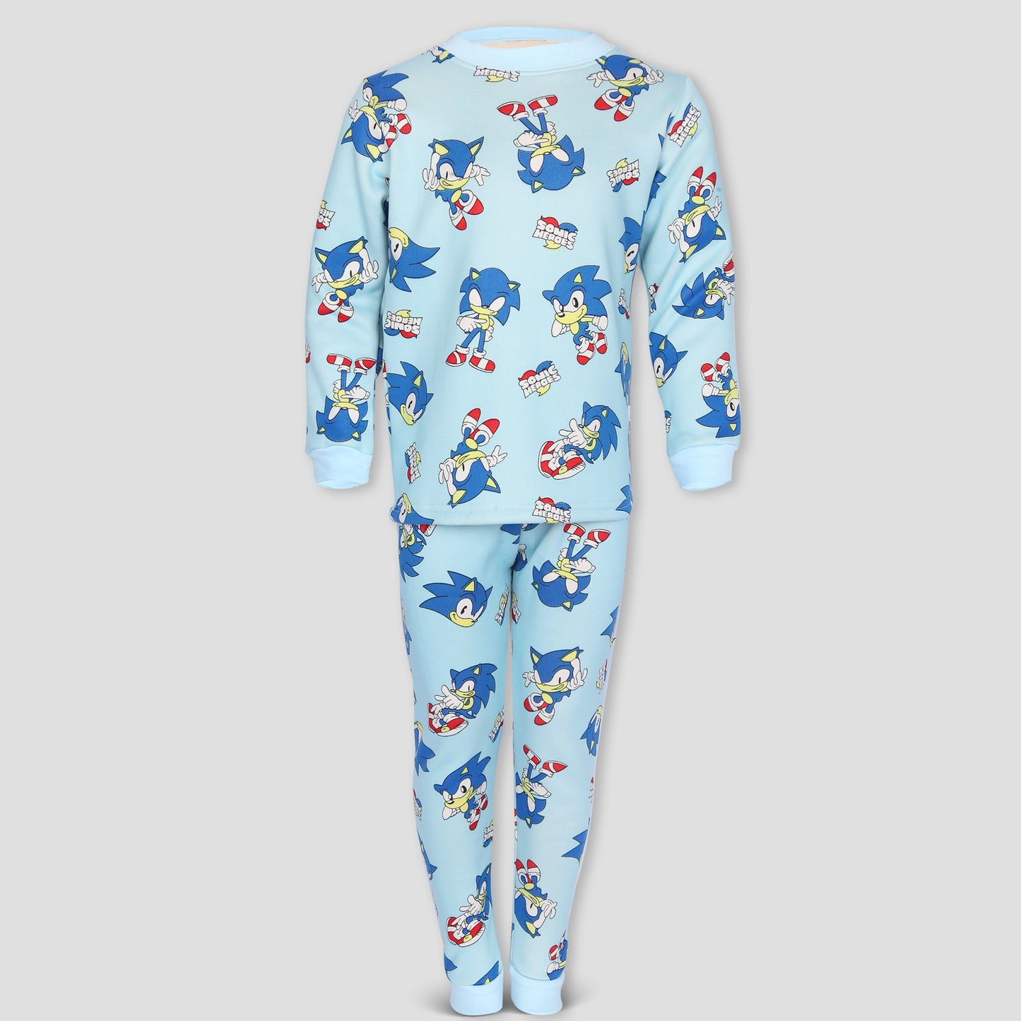 Sonic Boys Fleece Pajama Set - Blue