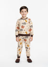 Rhino Boy Sweatshirt Set- Brown