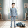 Super Car Boy Pajama Set- Blue