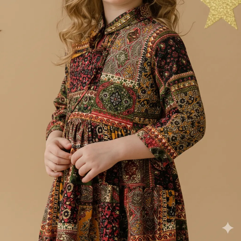 Olive & Moss Green Women Daraa- Girl Women