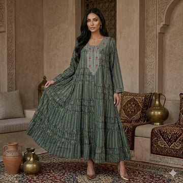 Emerald Breeze Women Daraa- Green