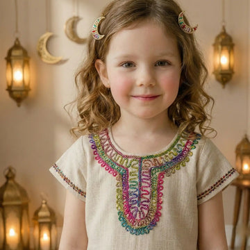 The Festive Kaftan Ghirgiyan Girl-Beige