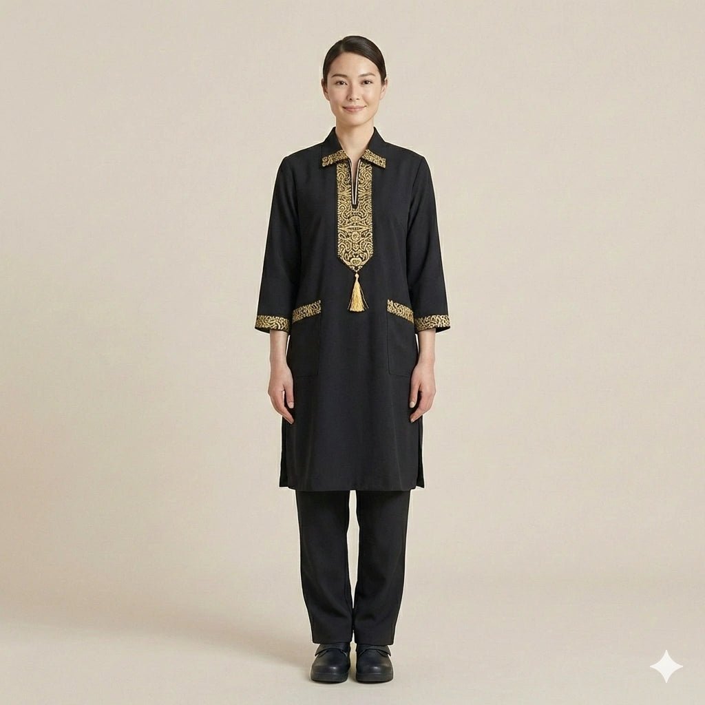 Khaddama Uniform- Black