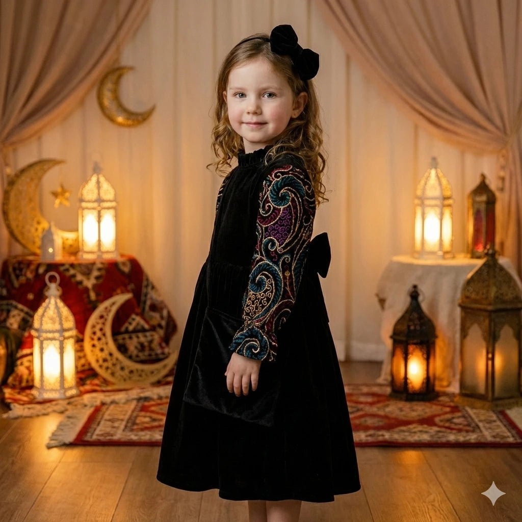 The Onyx Tale Ghirgiyan Girl- Dark Navy Blue