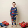 Cars Boy Pajama Set- Navy Blue