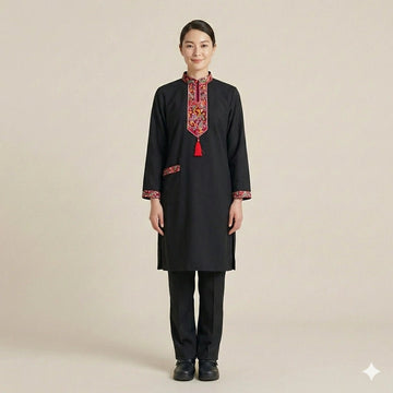 Khaddama Uniform Big Size- Black