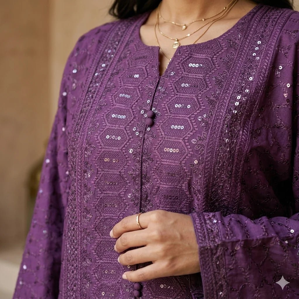 Sahara Pearl Women Daraa- Royal Purple