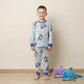 Cool Dolphin Boy Pajama Set-Blue