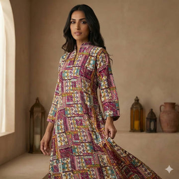 The Artisanal Women Daraa- Berry Bloom