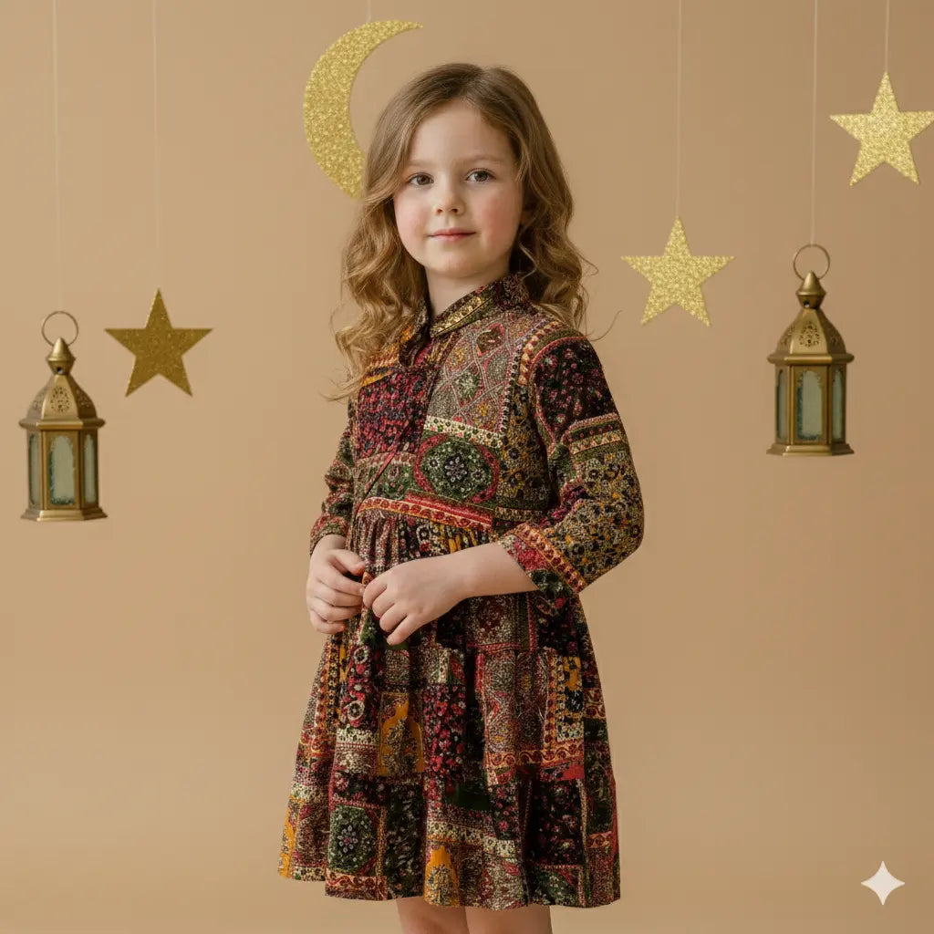 Olive & Moss Green Women Daraa- Girl Women