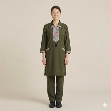 Khaddama Uniform- Dark Green