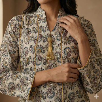 Amber Arabesque Women Daraa- Henna Green