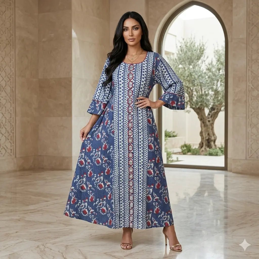 Modern Mosaic Women Daraa- Blue