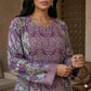Majestic Motif Women Daraa- Deep Purple