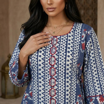 Modern Mosaic Women Daraa- Blue