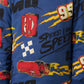 Cars Boy Pajama Set- Navy Blue