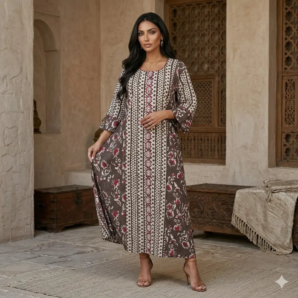 Modern Mosaic Women Daraa- Mud Brown