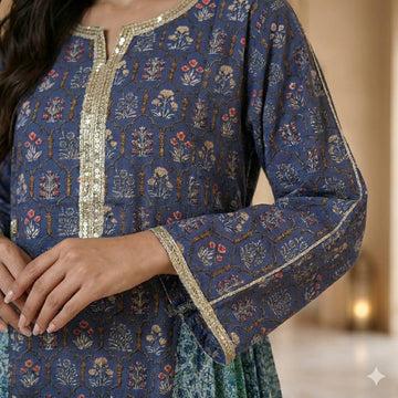 Royal Indigo Women Daraa- Navy Blue