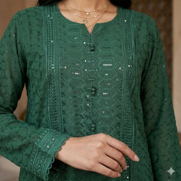 Sahara Pearl Women Daraa- Emerald Green