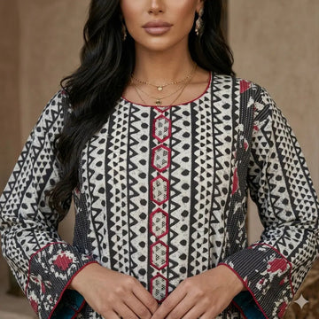 Modern Mosaic Women Daraa- Dark Grey