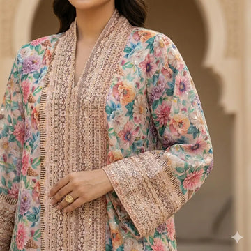 The Pastel Garden Women Daraa- Orange