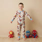 Avengers Boy Pajama Set- White