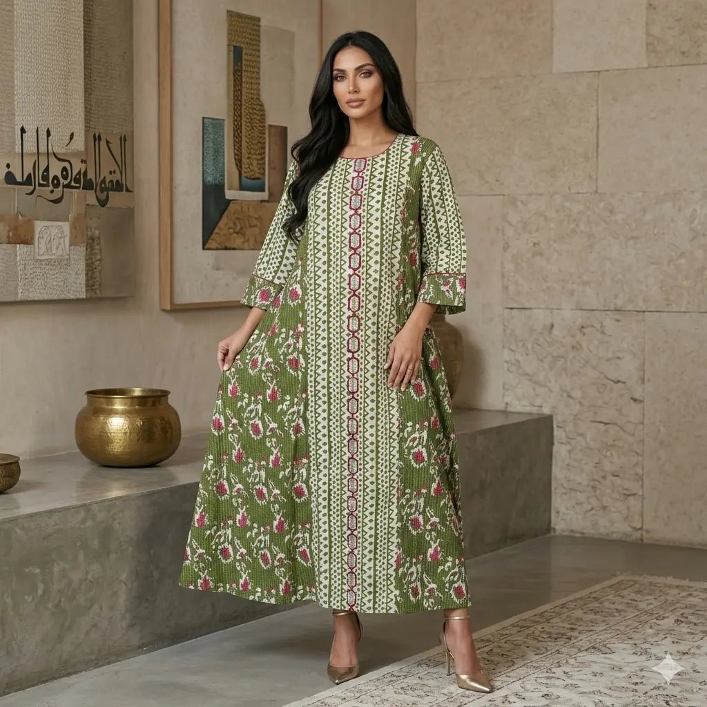 Modern Mosaic Women Daraa- Green