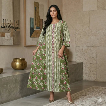 Modern Mosaic Women Daraa- Green