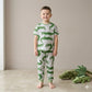 Cute Crocodiles Boy Pajama Set-Grey