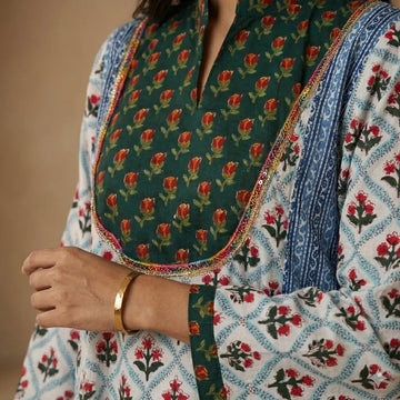 The Mixed Motif Women Daraa- Blue