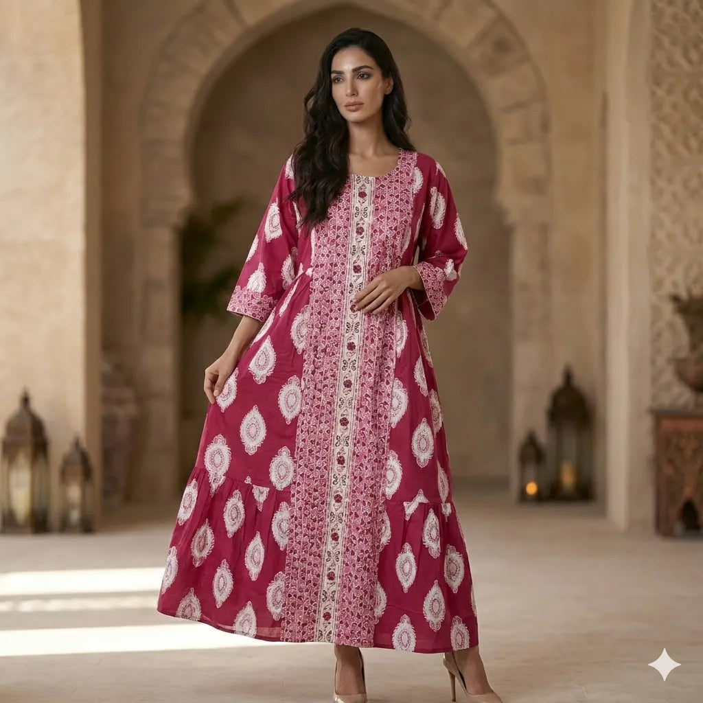 Berry Crimson Women Daraa- Berry Red