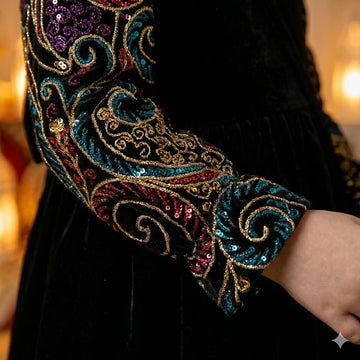 The Onyx Tale Ghirgiyan Girl- Dark Navy Blue