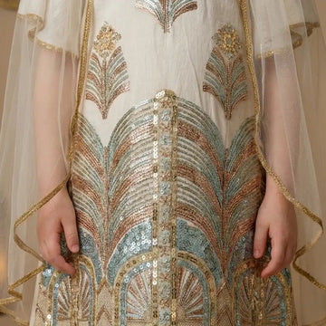 The Golden Tassel Ghirgiyan Girl-Golden